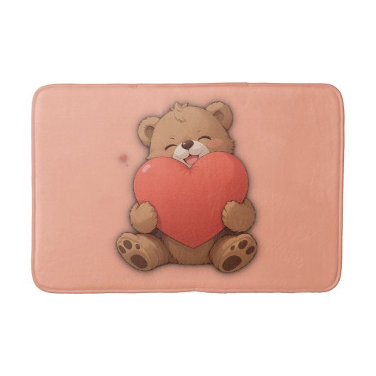 クマのカドル バスマット (正面)