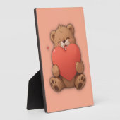 クマのカドル フォトプラーク (側面)