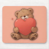 クマのカドル マウスパッド (正面)