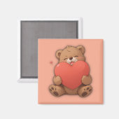 クマのカドル マグネット (正面/裏面)