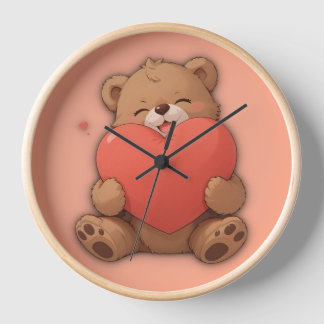 クマのカドル 壁時計