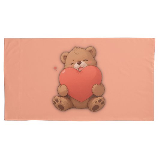 クマのカドル 枕カバー (正面左)