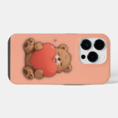クマのカドル iPhoneケース (裏面横)
