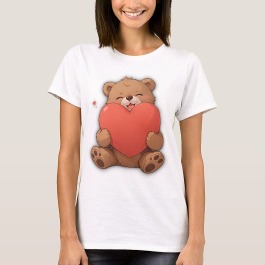 クマのカドル Tシャツ (正面)
