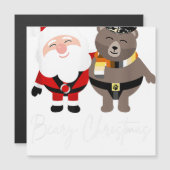 クマのクリスマスプレゼント  ゲイなサンタクロースのクマ  クリスマス (正面/裏面)