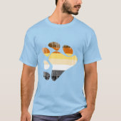 クマのシンボル ダストレス加工 Tシャツ (正面)