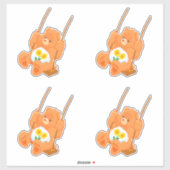 クマのステッカー シール (シート)