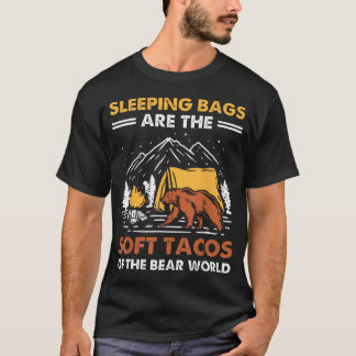 クマのソフトタコスが寝てるなんて面白すぎ Funny Tシャツ