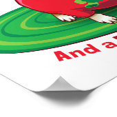 クマのティーに入った牡牛 ポスター (角)