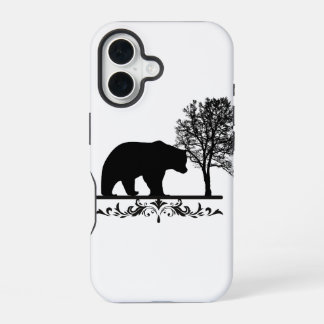 クマのデザインのiPhoneケース iPhone 16ケース