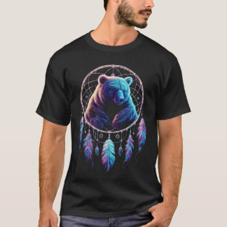 クマのドリームキャッチャー 26 Tシャツ