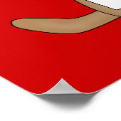 クマのナースにはハートTシャツとギフトがある ポスター (角)