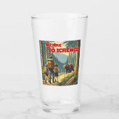 クマのハイキングをしていると思う タンブラーグラス (正面)