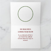 クマのハグが届くよ! カード (内部)