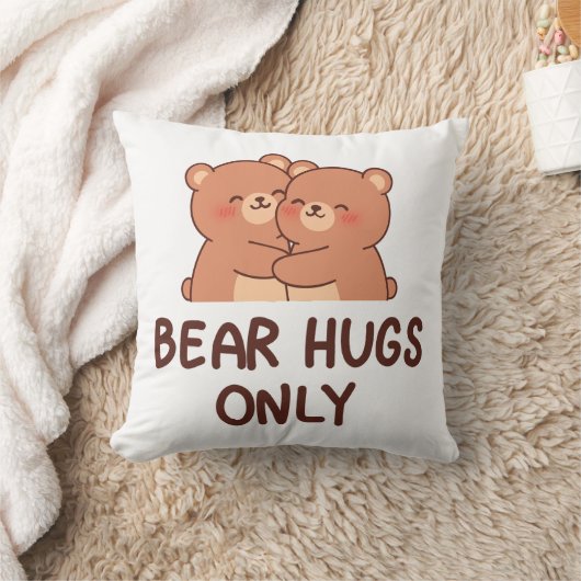 クマのハグ専門 クッション (ブランケット)