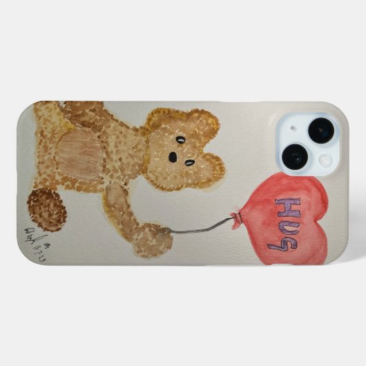 クマのハグ Case-Mate iPhoneケース (裏面 (横))