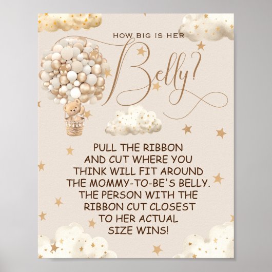 クマのバルーンどのように大きいママのベリーゲームポスター ポスター (正面)