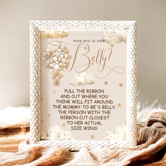 クマのバルーンどのように大きいママのベリーゲームポスター ポスター