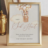 クマのバルーンベビーソック狩り – サイン