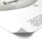 クマのバルーン\深夜おむつゲームポスター ポスター (角)