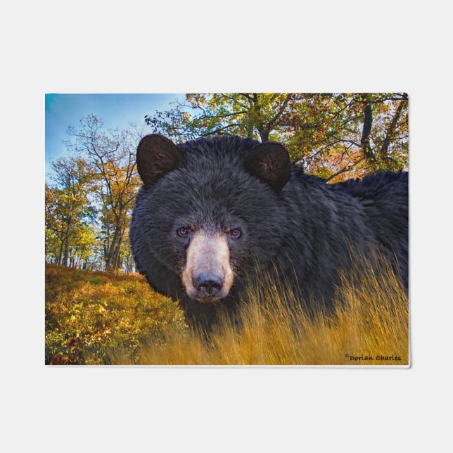 「クマのバロ」 ドアマット (正面)