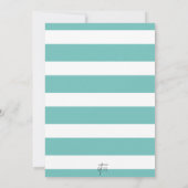 クマのパイロットと飛行機のベイビーシャワーの招待状 招待状 (裏面)