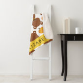 クマのパターン,かわいいクマ,かぼちゃあなたの名前 シェルパブランケット (インサイチュ)