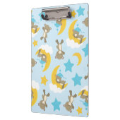 クマのパターン,かわいいクマ,テディベア,スター クリップボード (左)