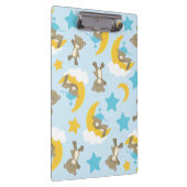 クマのパターン,かわいいクマ,テディベア,スター クリップボード (右)