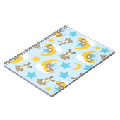 クマのパターン,かわいいクマ,テディベア,スター ノートブック (左側)