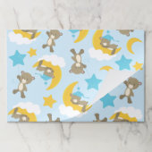 クマのパターン,かわいいクマ,テディベア,スター ペーパーパッド (折り畳み)