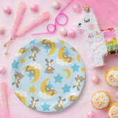 クマのパターン,かわいいクマ,テディベア,スター ペーパープレート (パーティー)