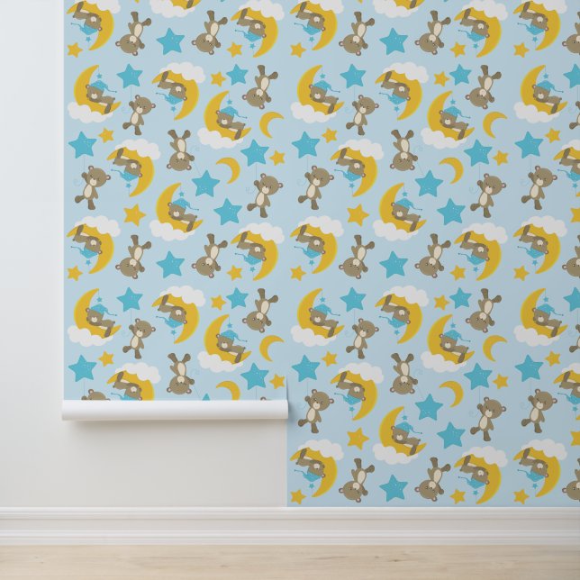 クマのパターン，かわいいクマ，テディベア，スター 壁紙 (アプリケーション)