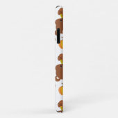 クマのパターン,かわいいクマ,秋,カボチャ Case-Mate iPhoneケース (裏面/右)