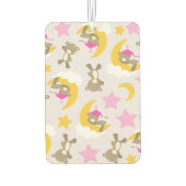 クマのパターン,テディベア,かわいいクマ,スター カーエアーフレッシュナー (裏面)