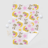 クマのパターン,テディベア,かわいいクマ,スター ゴルフタオル (インサイチュ)