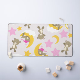 クマのパターン，テディベア，かわいいクマ，スター デスクマット