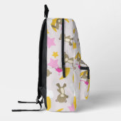 クマのパターン,テディベア,かわいいクマ,スター プリントバックパック (左)