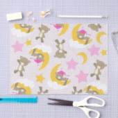 クマのパターン，テディベア，かわいいクマ，スター 薄葉紙 (クラフト)