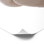 クマのピンクの漫画 ポスター (コーナー)