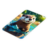 クマのフレキシブル写真マグネット マグネット (左側)