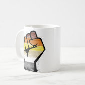 クマのプライドの拳 コーヒーマグカップ (正面左)