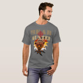クマのプライドカラーのクマ狩人 Tシャツ (正面フル)