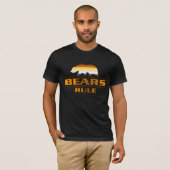 クマのプライドカラー クマが支配する Tシャツ (正面フル)