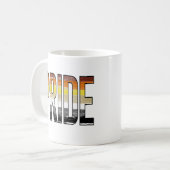 クマのプライドワード コーヒーマグカップ (正面左)