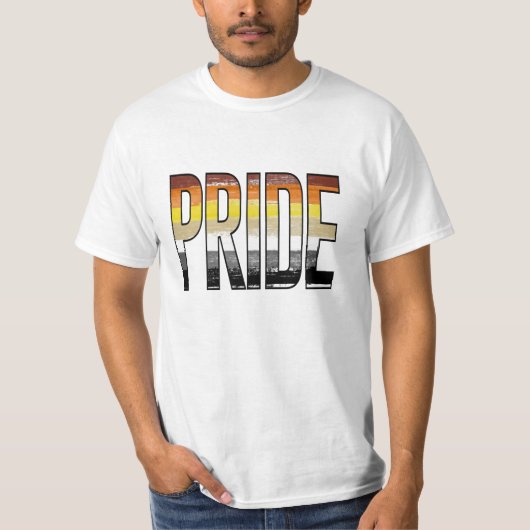 クマのプライドワード Tシャツ (正面)