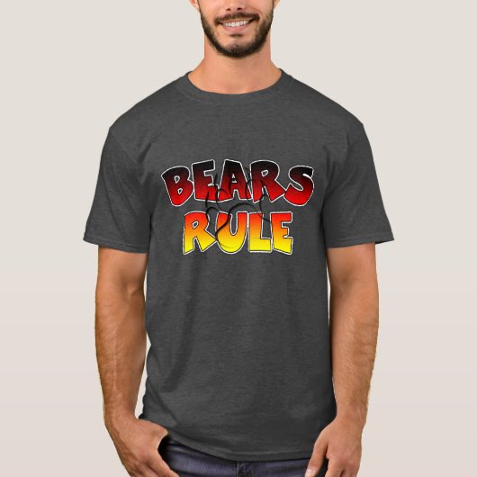 クマのプライド クマの足 ゲイ・クマ万歳 Tシャツ (正面)