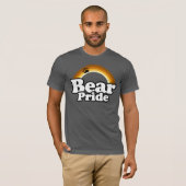 クマのプライド レインボーアーク Tシャツ (正面フル)
