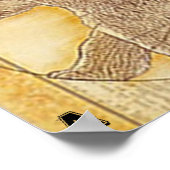 クマのポスターの構造 ポスター (角)