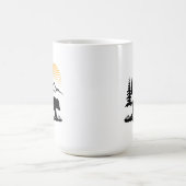 クマのマグカップ コーヒーマグカップ (中央)